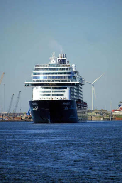 Velsen Hollandia Május 2018 Mein Schiff Tui Cruises Északi Tengeri — Stock Fotó