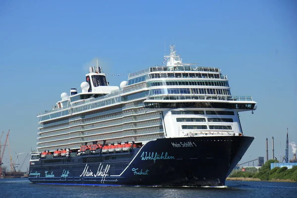 Velsen Países Bajos Mayo 2018 Mein Schiff Tui Cruises North — Foto de Stock