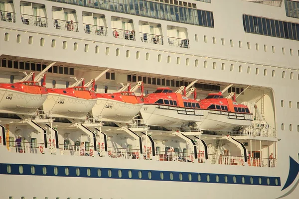 Velsen Nederländerna Oktober 2017 Columbus Kryssning Maritime Voyages Detalj Säkerhet — Stockfoto