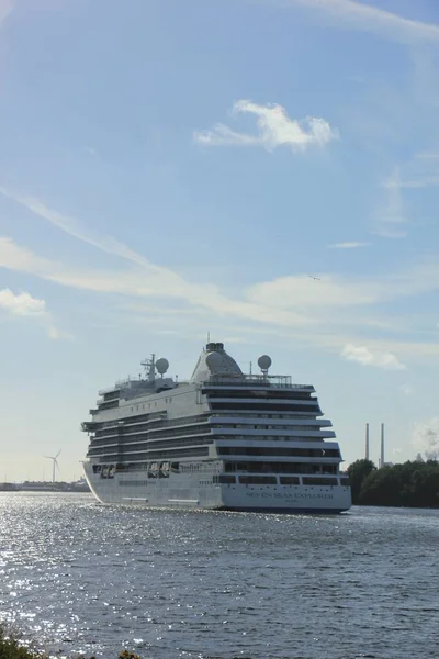 Velsen Paesi Bassi Giugno 2017 Seven Seas Explorer Regent Cruises — Foto Stock