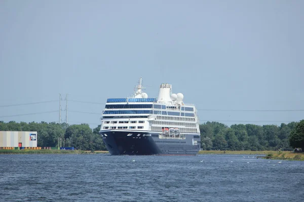 Velsen Países Baixos Junho 2017 Viagem Azamara Canal Mar Norte — Fotografia de Stock