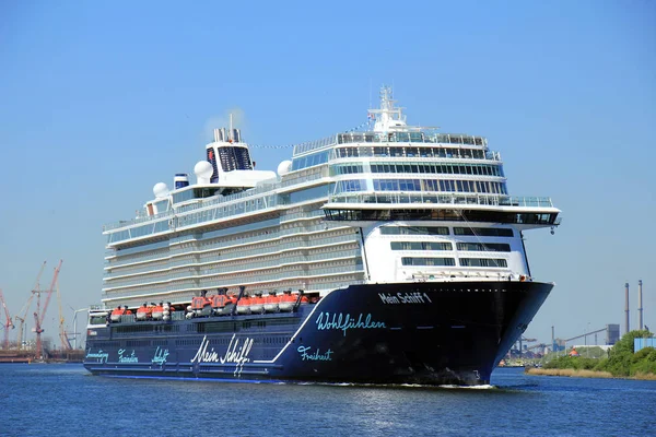 Velsen Netherlands May 7Th 2018 Mein Schiff Tui Cruises North — Stock Photo, Image