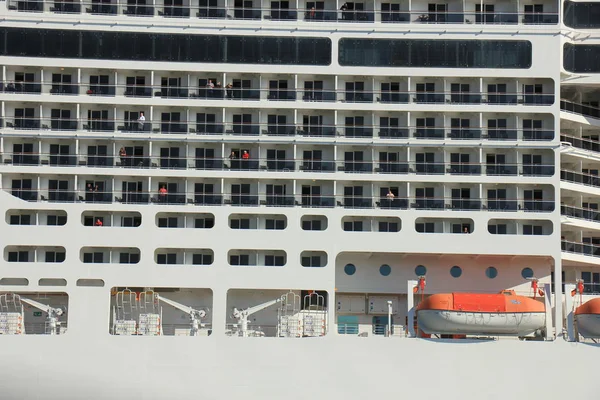 Velsen Netherlands September 23Rd 2017 Msc Preziosa Detail Passenger Cabins — Stock Photo, Image