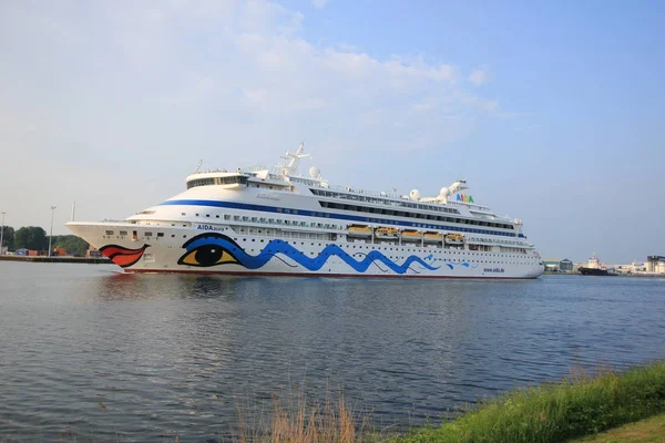 Velsen Nizozemsko Května 2018 Aida Aura Severním Moři Kanálu Amsterdamu — Stock fotografie