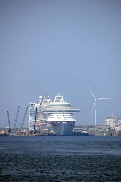 Velsen Paesi Bassi Maggio 2018 Azura Cruises North Sea Canal — Foto Stock