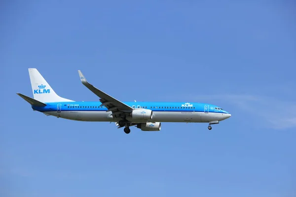 Амстердам Нидерланды Июля 2016 Года Bxr Klm Royal Dutch Airlines — стоковое фото