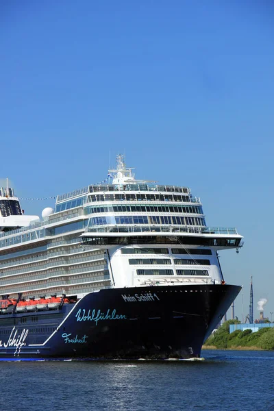 Velsen Países Bajos Mayo 2018 Mein Schiff Tui Cruises North —  Fotos de Stock