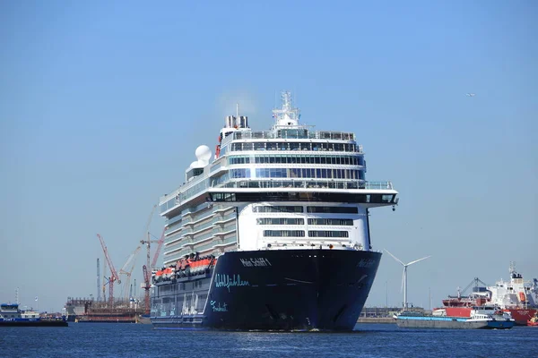 Velsen Nederländerna Maj 7Th 2018 Mein Schiff Tui Cruises North — Stockfoto