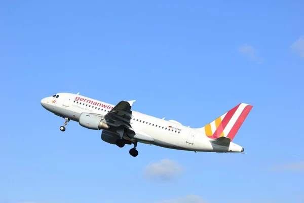 Amsterdam Nederland April 2017 Akno Germanwings Airbus A319 Opstijgen Van — Stockfoto