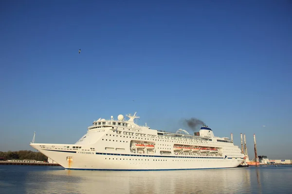 Velsen Niederlande Oktober 2017 Kreuzfahrtkolumne Seereisen Auf Dem Nordseekanal Richtung — Stockfoto