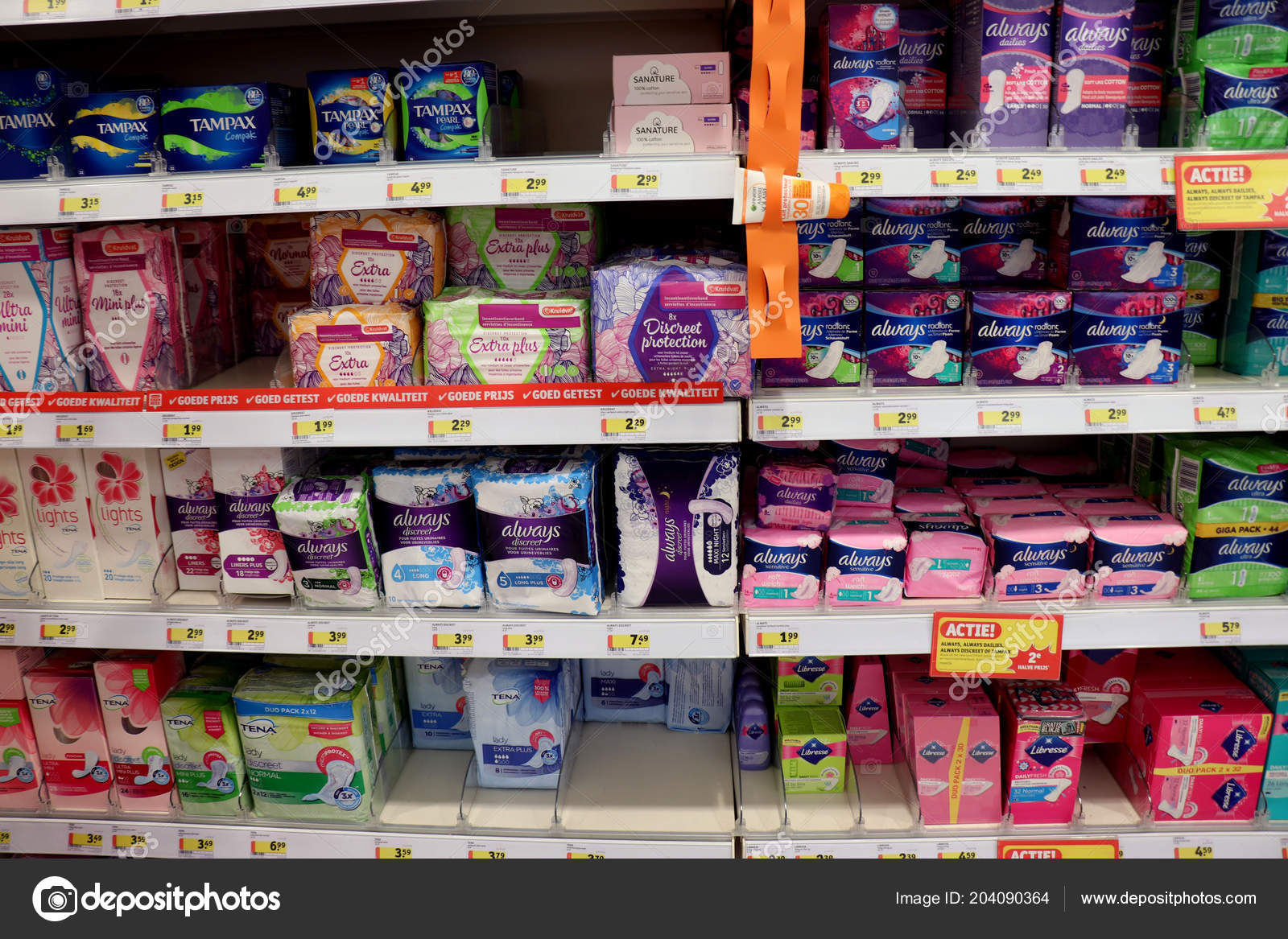 sanitary napkins brands