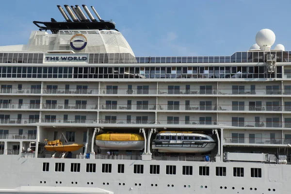 Velsen 2018年7月20日 世界小姐 由北海运河上的海滨住宅运营 阳台客舱细节 — 图库照片