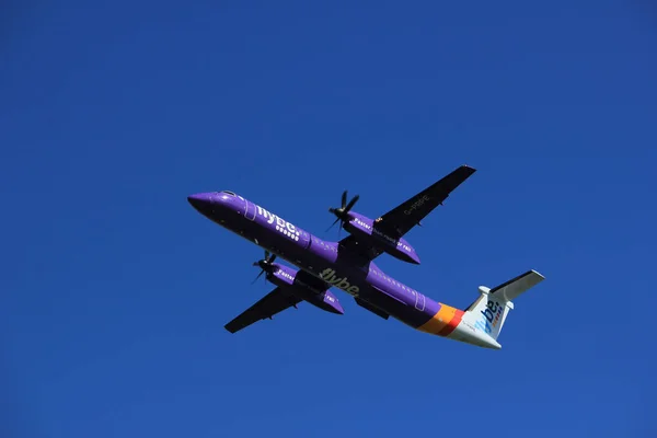 Amsterdam Mai 2018 Prpe Flybe Havilland Canada Dhc 400 Décollage — Photo