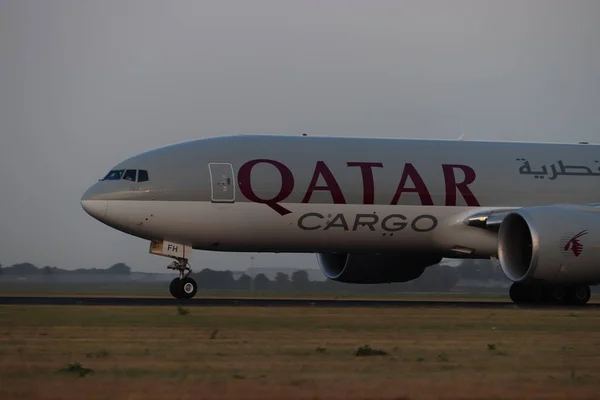 Amsterdam Nederland Juli 2018 Bfh Qatar Airways Cargo Boeing 777F — Stockfoto