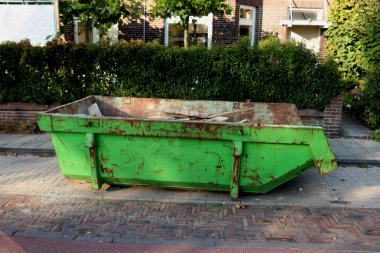 Yüklendi çöplüğü veya bertaraf bin bir şantiye yakınındaki