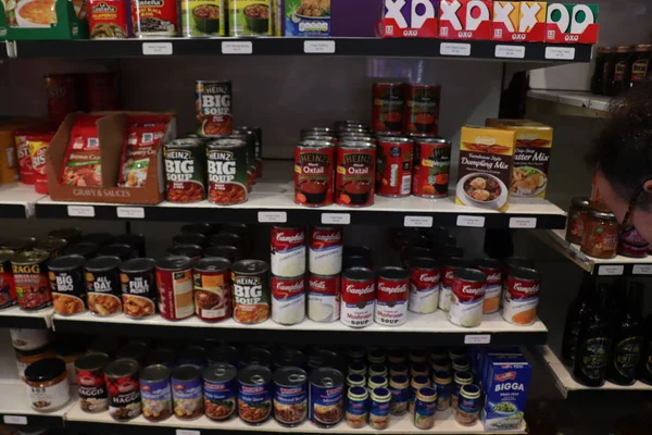 Haarlem Niederlande Oktober 2018 Verschiedene Produkte Lebensmittelladen — Stockfoto