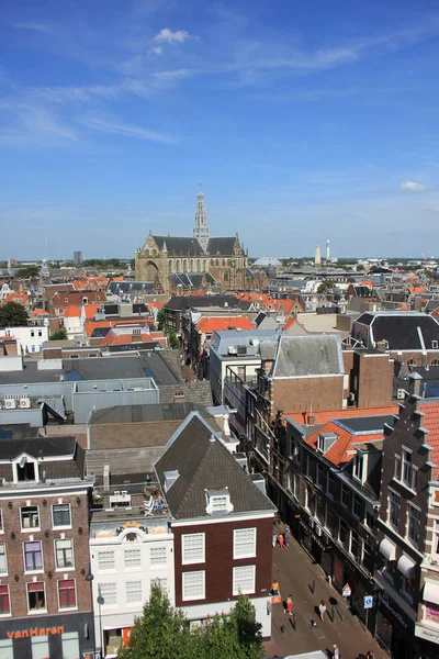 Haarlem Países Baixos Agosto 2015 Panorama Cidade Haarlem — Fotografia de Stock