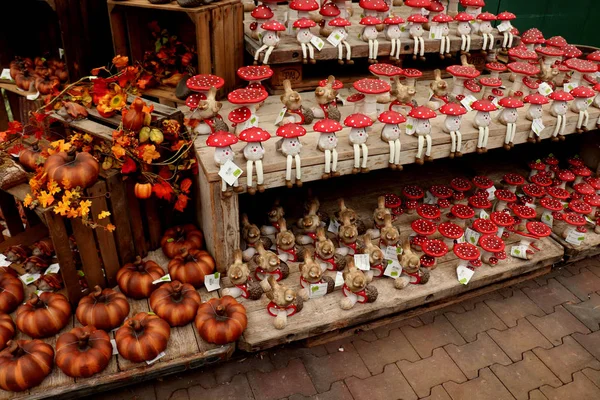 Cruquius Países Bajos Octubre 2018 Decoraciones Otoño Una Exposición Tienda — Foto de Stock