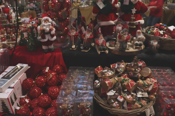 Cruquius Holanda Outubro 2018 Decorações Natal Branco Vermelho Uma Loja — Fotografia de Stock