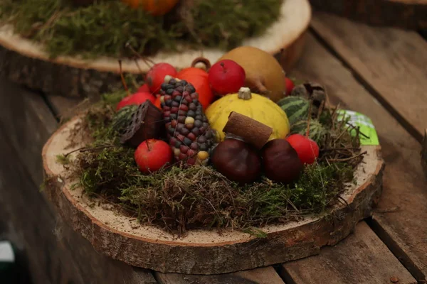 Cruquius Hollandia Október 2018 Őszi Dekorációk Store Jelenhet Meg Képernyőn — Stock Fotó