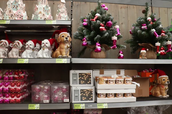 Cruquius Pays Bas Octobre 2018 Décorations Noël Dans Une Boutique — Photo