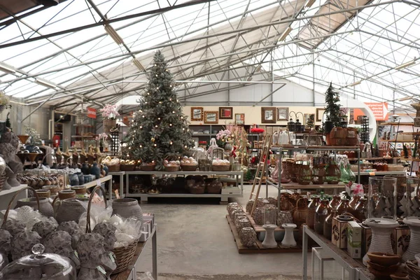 Aalsmeer Pays Bas Novembre 2018 Décorations Noël Dans Une Boutique — Photo