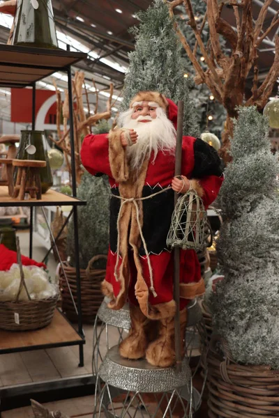 Aalsmeer Pays Bas Novembre 2018 Figurine Père Noël Dans Une — Photo