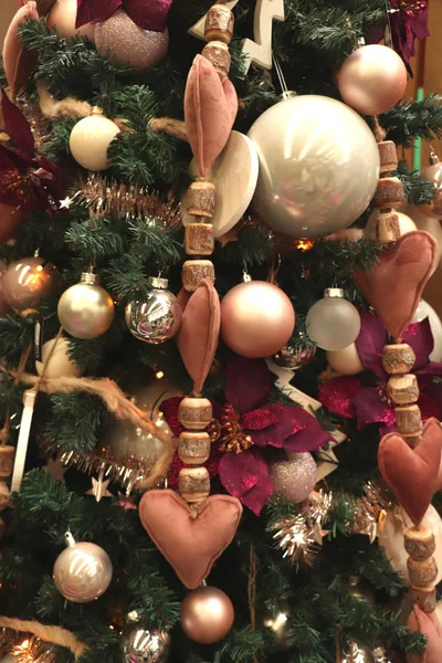 Aalsmeer Países Bajos Noviembre 2018 Árbol Navidad Decorado Una Tienda — Foto de Stock