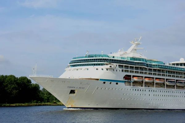 Velsen Países Baixos Junho 2017 Visão Dos Mares Royal Caribbean — Fotografia de Stock