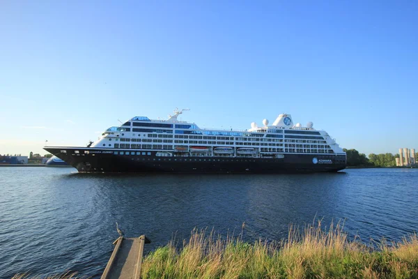 Velsen Países Baixos Junho 2018 Azamara Journey North Sea Channel — Fotografia de Stock