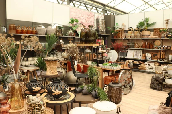 Cruquius Pays Bas Octobre 2018 Mobilier Accessoires Exposés Dans Magasin — Photo