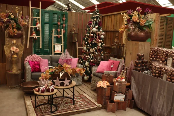 Aalsmeer Pays Bas Novembre 2018 Décorations Noël Dans Une Boutique — Photo