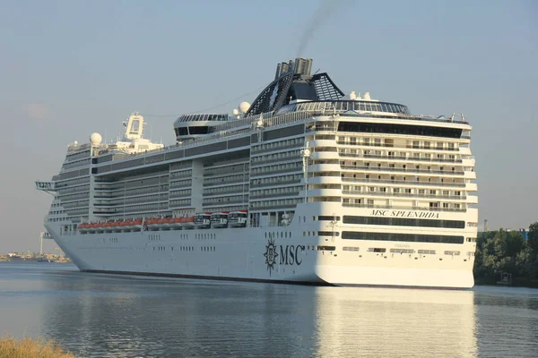 Velsen Pays Bas Juillet 2015 Msc Splendida Navire Croisière Détenu — Photo