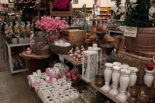 Aalsmeer Pays Bas Novembre 2018 Décorations Noël Dans Une Boutique — Photo