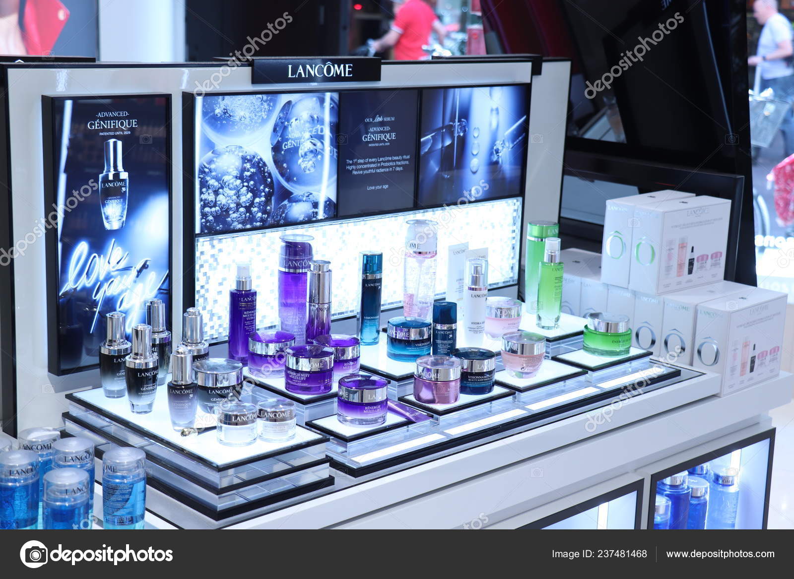 Haarlem Netherlands July 8Th 2018 Skin Care Products Display