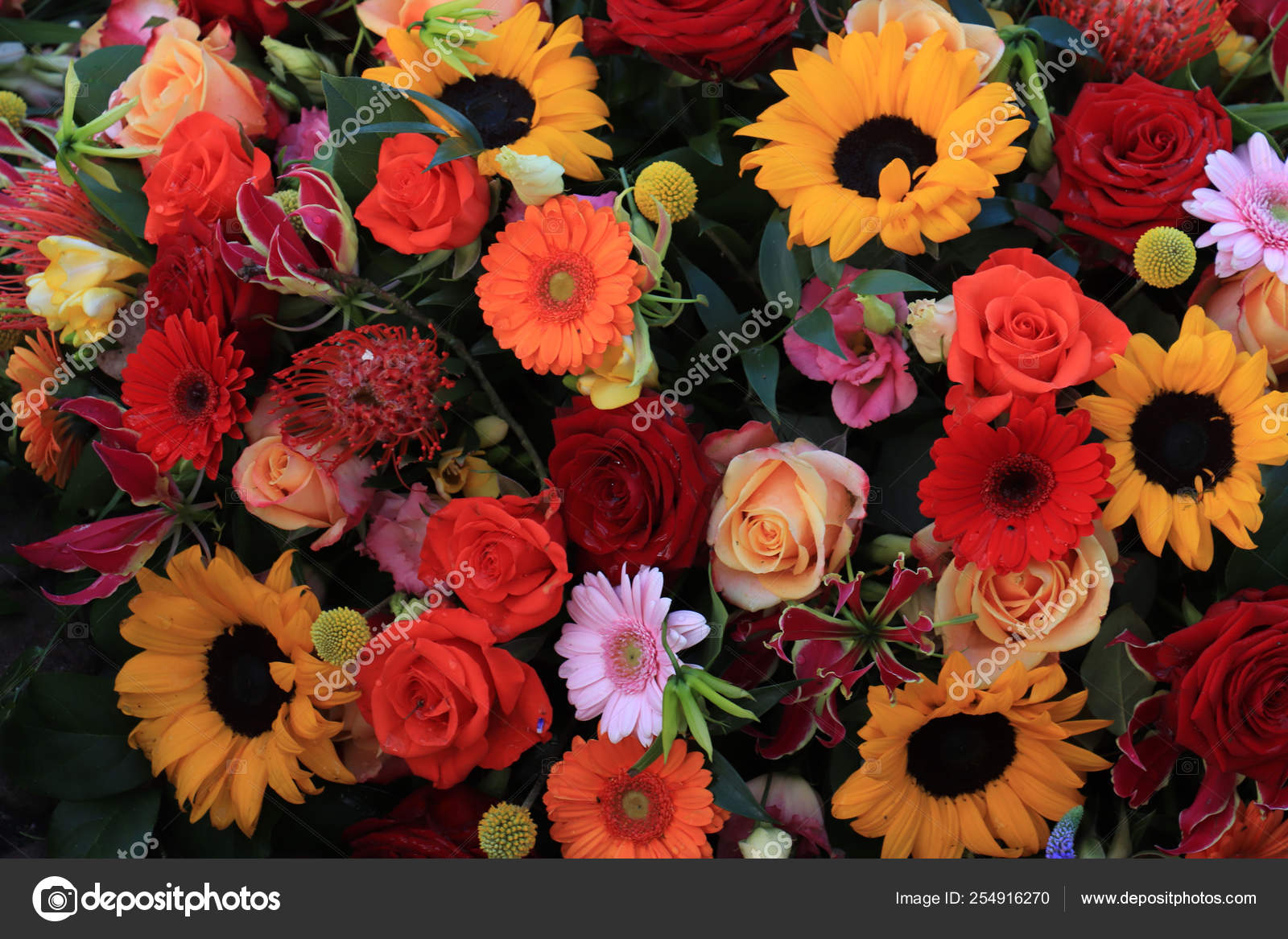 Red And Yellow Wedding Colors Yellow And Red Wedding Flowers