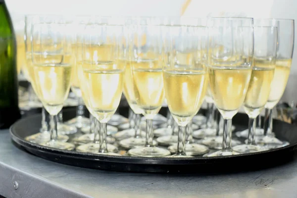 Glasses of champagne — Stock Photo, Image