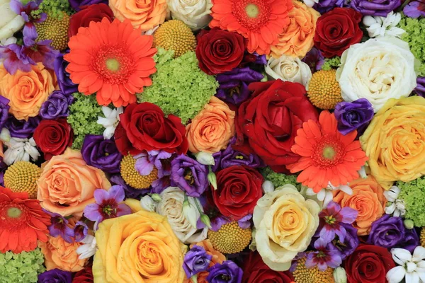 Barevné svatební květiny — Stock fotografie