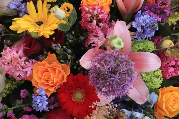 Renkli düğün çiçekleri — Stok fotoğraf
