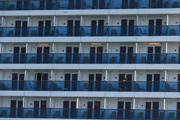 IJmuiden, Nederland-april, 7e 2019 Costa Mediterranea aangemeerd bij Felison Cruise Terminal — Stockfoto