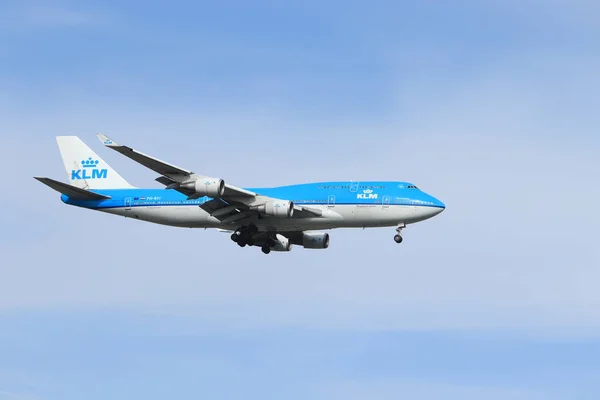 Амстердам, Нидерланды - 30 мая 2019 года: PH-BFI KLM Royal Dutch Airlines Boeing 747 — стоковое фото