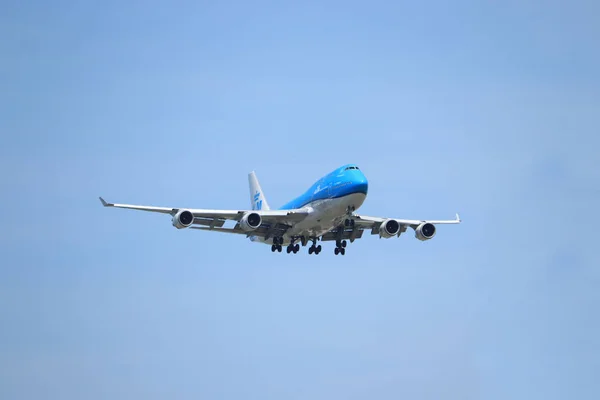 Амстердам, Нідерланди-1 червня 2019: Ph-Bfw KLM Королівські голландські авіалінії Boeing 747 — стокове фото