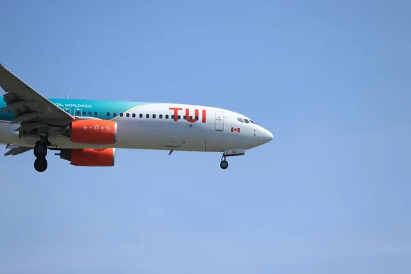 Amsterdam, Nederland-juni, 1ste 2019: C-Fdbd TUI Airlines Nederland Boeing — Stockfoto