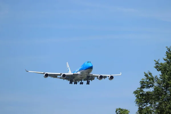 Amsterdam, Hollanda - 1 Haziran 2019: Ph-Ckb Klm Royal Dutch Airlines Boeing 747 — Stok fotoğraf