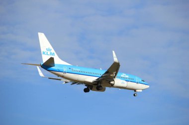 Amsterdam, Hollanda, Temmuz, 15 2016: Ph-Bgq Klm Boeing 737