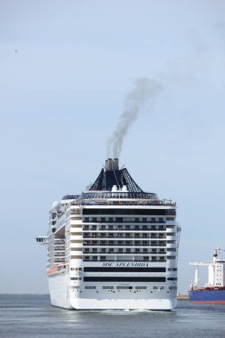 IJmuiden, Hollanda - 10th Eylül 2016: Msc Splendida