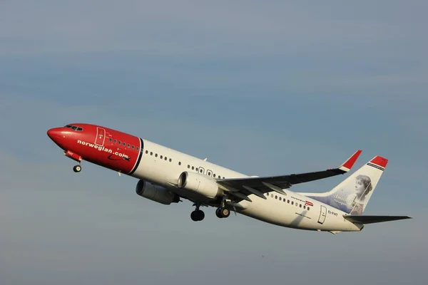 Amsterdam, the Netherlands  -  June 2nd, 2017: EI-FHT Norwegian Air International — Stock Photo, Image