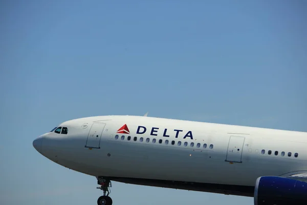 Amsterdam Hollandia-május 4, 2018: N829nw Delta Air Lines Airbus A330 — Stock Fotó