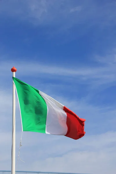 Italian flag — Stock Photo, Image