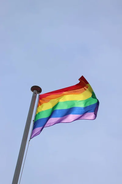 Gay Pride Regenbogenfahne — Stockfoto